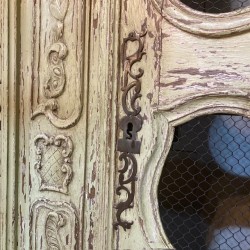 C19th French Regence Armoire original Green