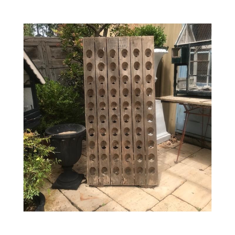 Vintage French Champagne and Wine Rack