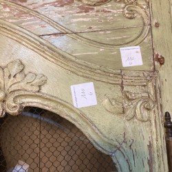 C19th French Regence Armoire original Green