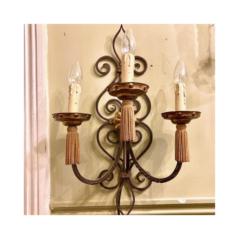 SOLD C1900 Pair of French Sconces