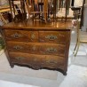 C18th French Louis XV Walnut chest of drawers