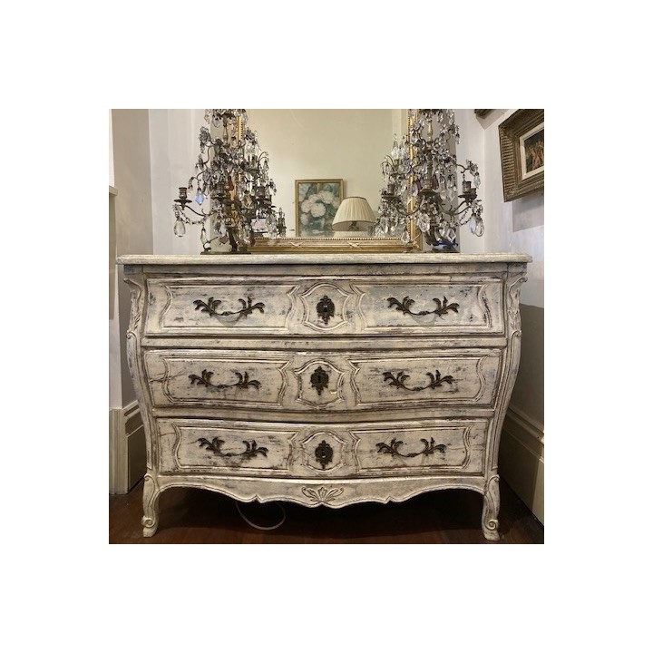 C19th French Bombe Chest of drawers