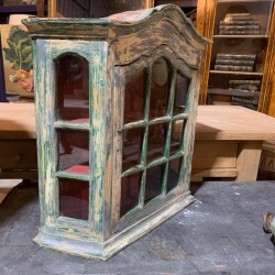 SOLD C19th Flemish Small Hanging Cupboard
