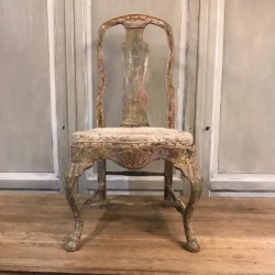 C18th Swedish Gustavian Chair Original Paint