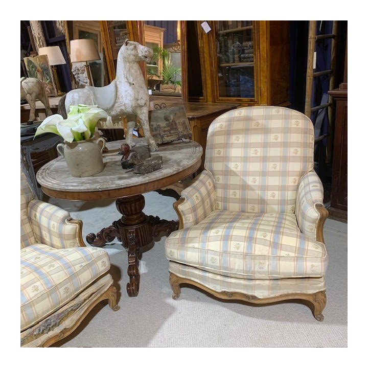 C1950 Pair of Comfortable Armchairs