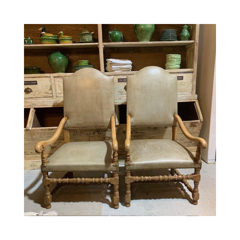 French C19th Fauteuils Pair