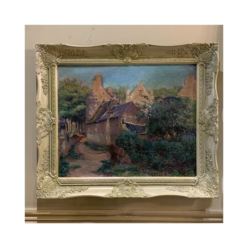 C1900 French Village Scene