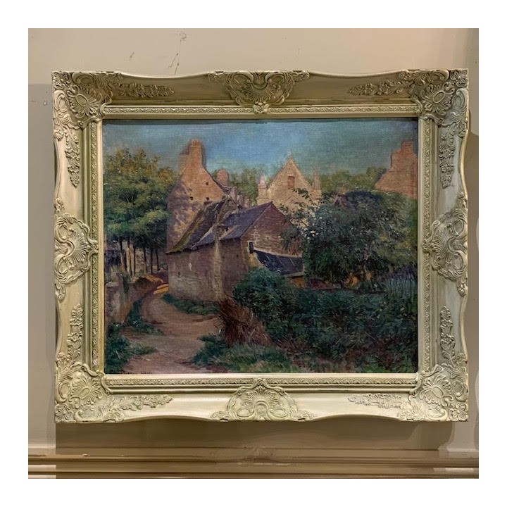 C1900 French Village Scene