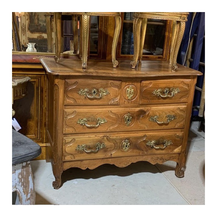C18th French Louis XV Chest of Drawers in Oak