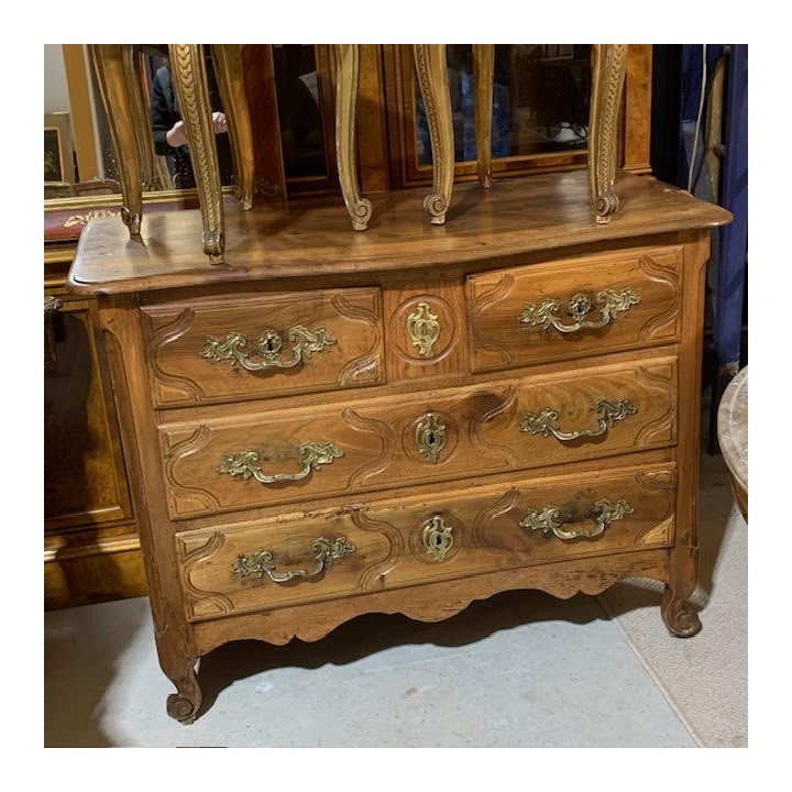 C18th French Louis XV Chest of Drawers in Oak