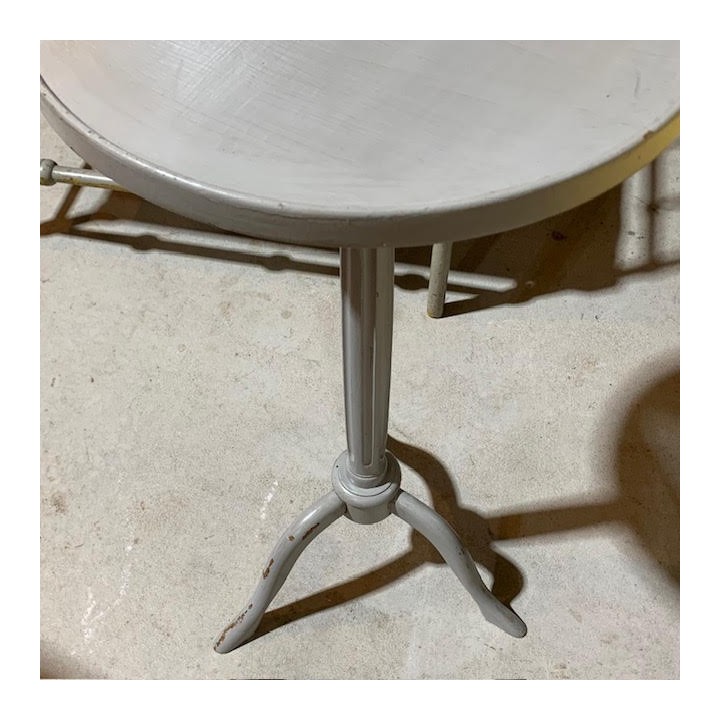 Grey C19th Gueridon French painted Finish