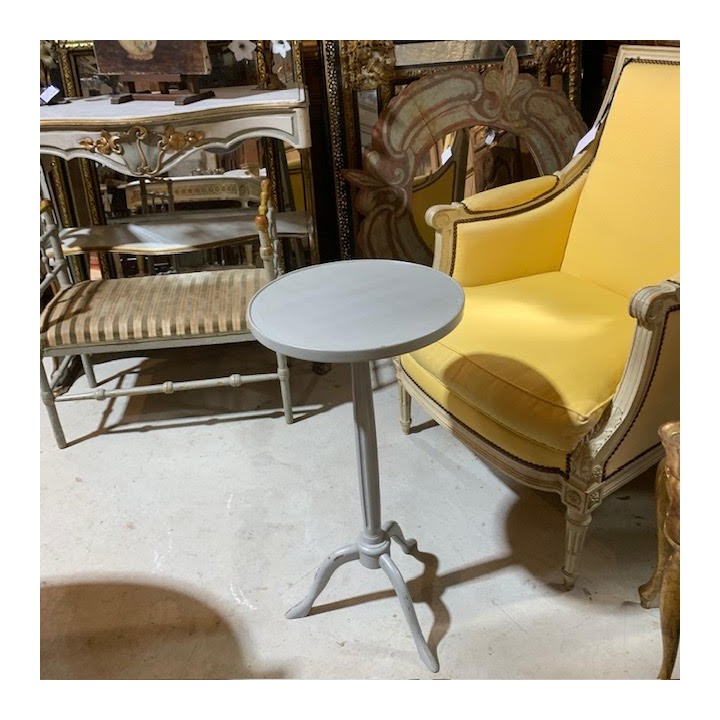 Grey C19th Gueridon French painted Finish