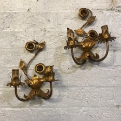 C1950 Pair of Wall Sconces