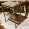 French Antique marble top table