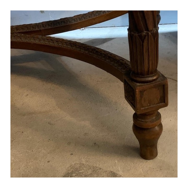 C19th French Louis XVI Style Centre Table Oval