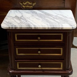 Pair of French Louis XVI Style Bedside Drawers