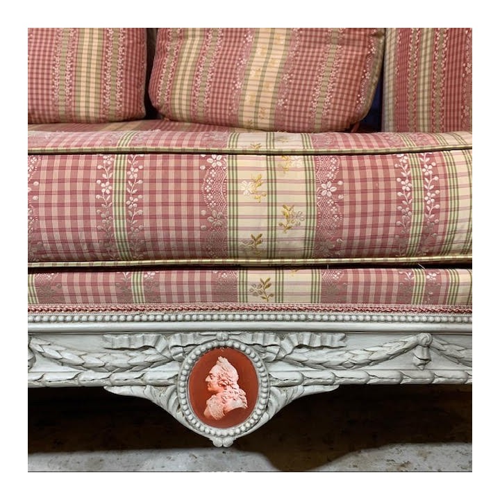 C1900 French Louis XVI Style Day Bed
