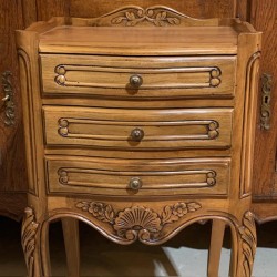 C1950 French Pair of Side/ Bedside  Tables