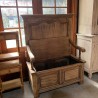 SOLD C19th French Oak Hall Bench