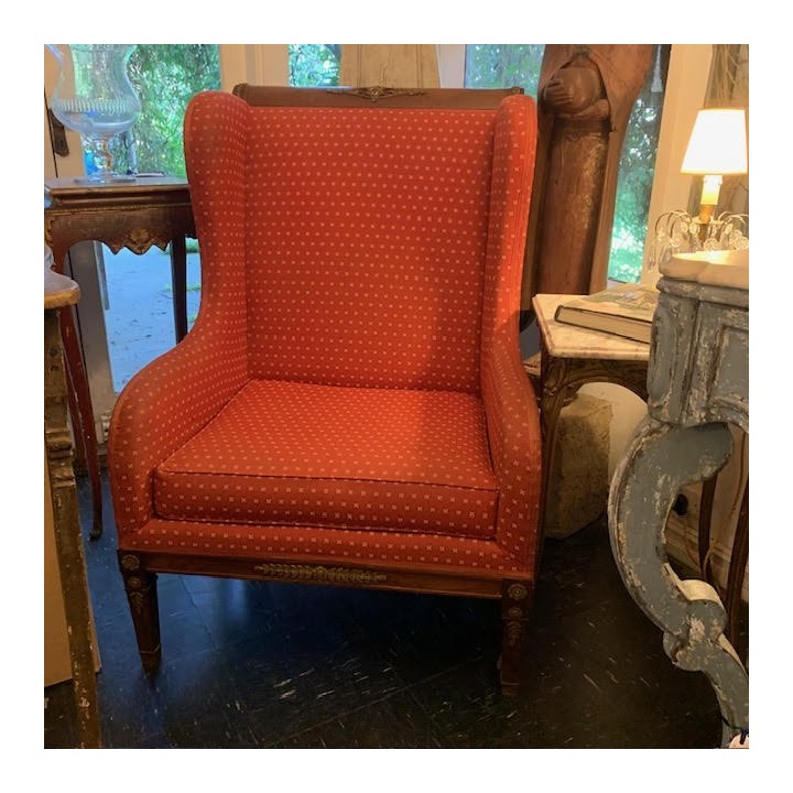 French Empire C1820 armchair mahogany