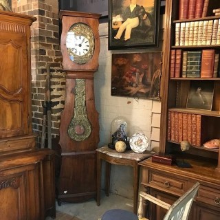 C19th Comptoise Clock  in Pine