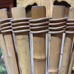 French Vintage Bamboo Cache Pot