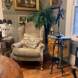 Mercury C1852-1870 French Napoleon III Bronze on Pedestal