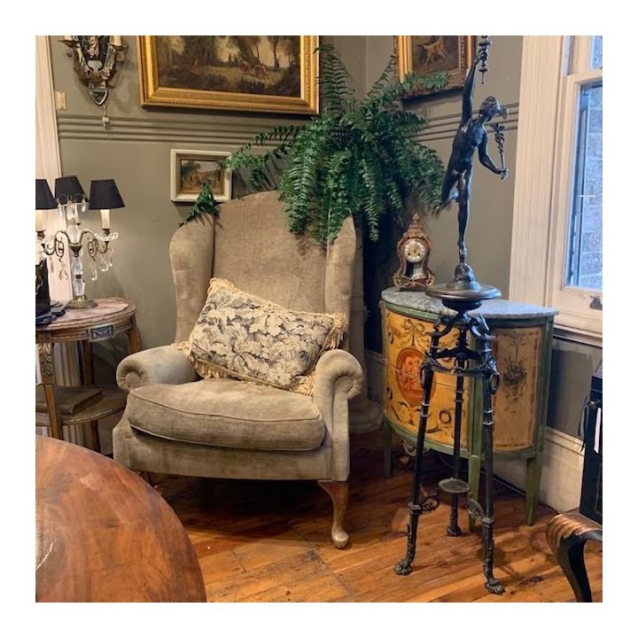 Mercury C1852-1870 French Napoleon III Bronze on Pedestal