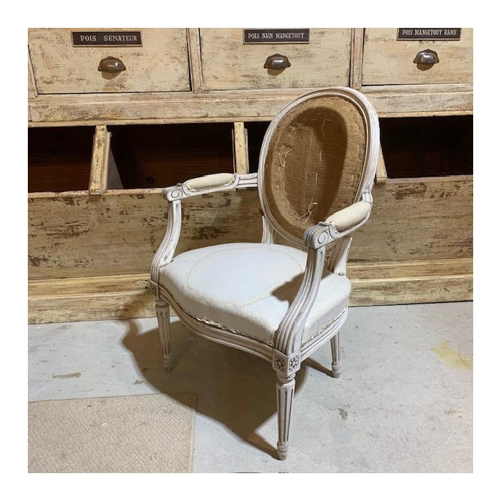 C19th French Louis XVI Style Fauteuils