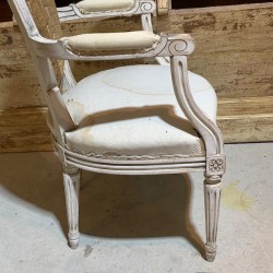 C19th French Louis XVI Style Fauteuils