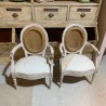 C19th French Pair of  Arm Chairs