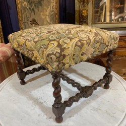 C19th French Pair Charles XIII Style Stool