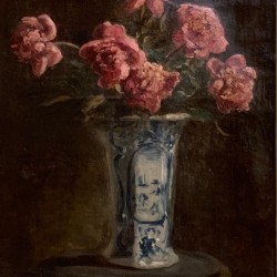 Vintage Still Life Pink Roses