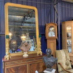 HOLD C19th Louis Philippe Water Gilded Mantel Mirror 1800 X 1200
