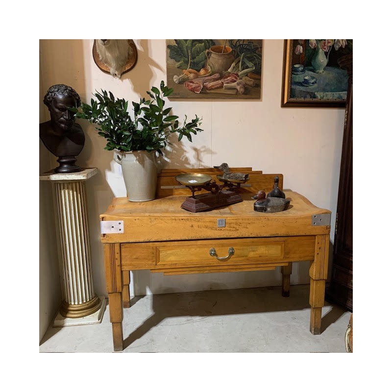 French Deco Butchers Block