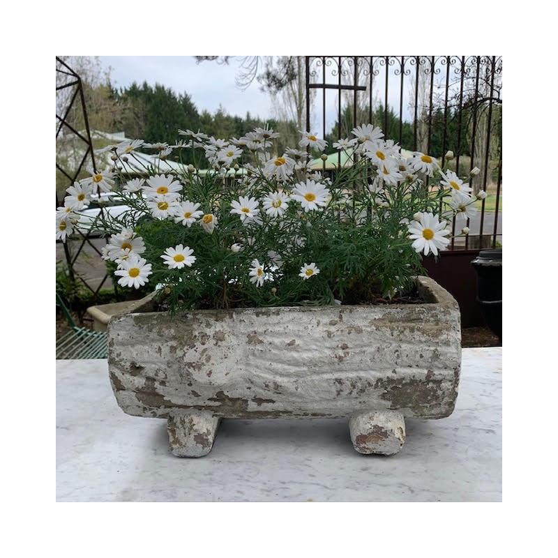 Vintage Log Planter