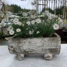 Vintage Log Planter