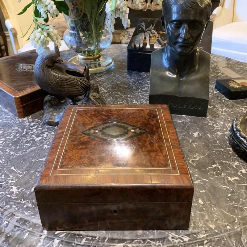 C19th French Rosewood Box