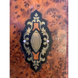 C19th French Napoleon III Box Blue Interior