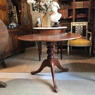 English C19th Tilt Top Table in Mahogany