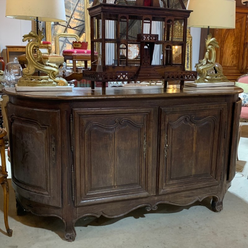 C18th French Oak Louis XV Style Sideboard