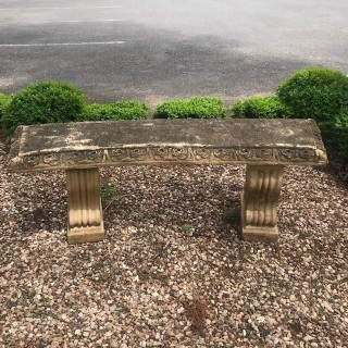 Vintage Curved Bench