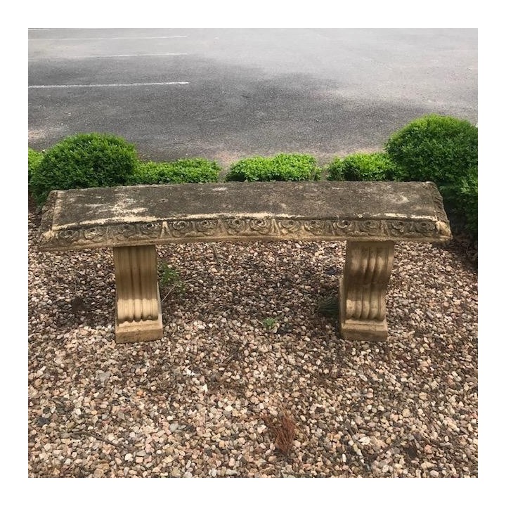 Vintage Curved Bench