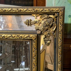 C19th French Parclose Mirror