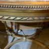 Early C19th French Napoleon III Oval Gueridon Water gilding and White Marble