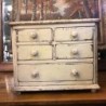 C19th Victorian Pine Apprentice Chest of Drawers with Handles