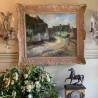 C1940 Oil on Board Le Village France