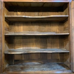 C18th French Walnut Buffet a Deux Corps