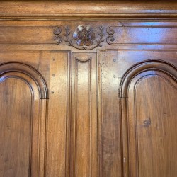 C18th French Walnut Buffet a Deux Corps