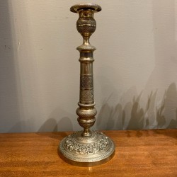 C19th Bronze Pair of Candle Holder